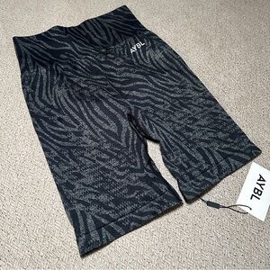 AYBL Activewear Zebra Print Shorts